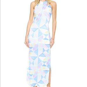 Mara Hoffman Fractals Turquoise Dress